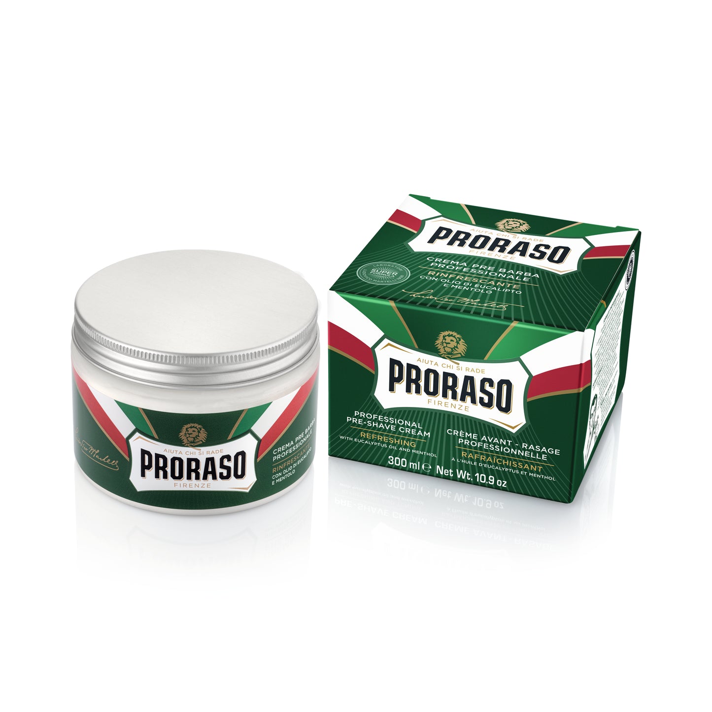 Crema Pre Afeitado Eucalipto y Mentol Profesional