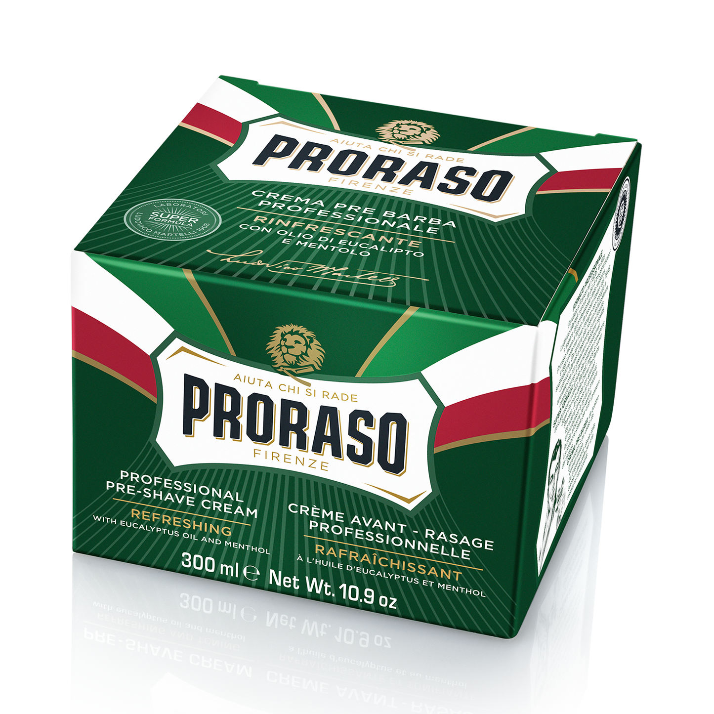 Crema Pre Afeitado Eucalipto y Mentol Profesional