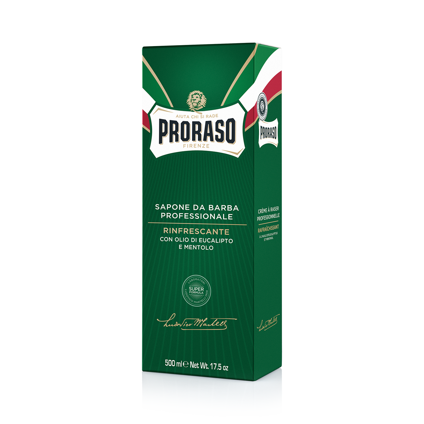 Crema de Afeitar en Tubo Eucalipto y Mentol Profesional