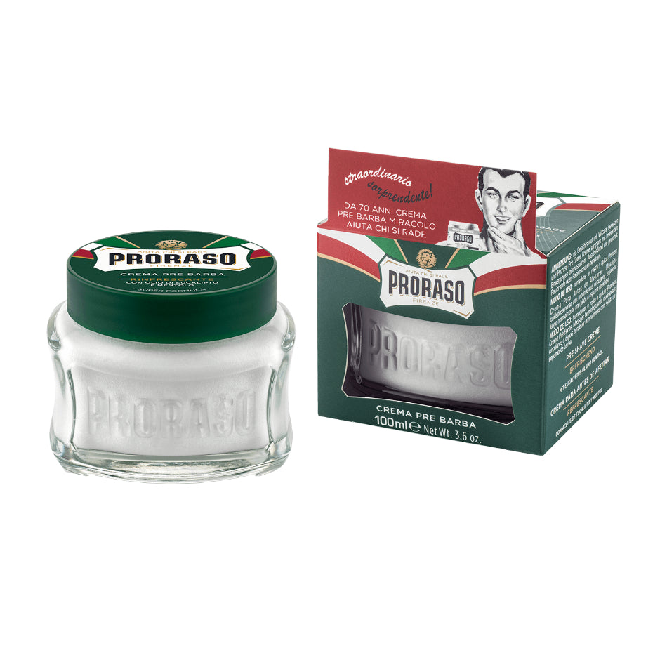 Crema Pre Afeitado Eucalipto y Mentol