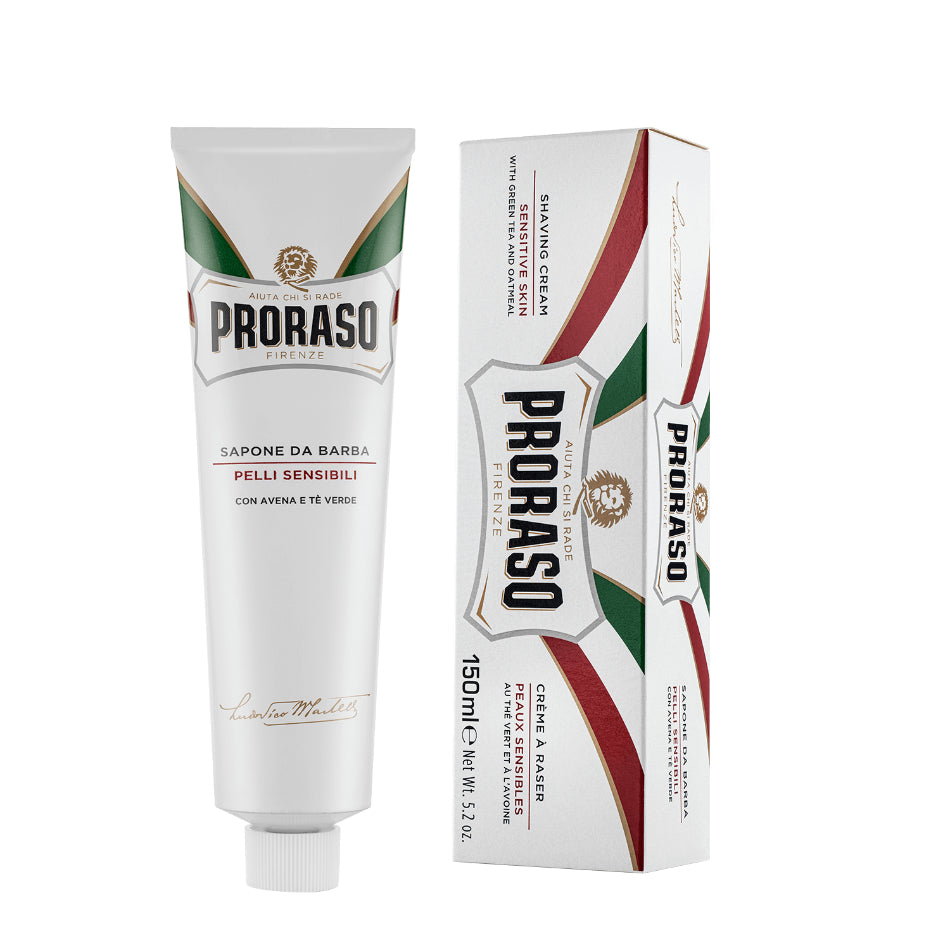 Jabón de Afeitar en Tubo Te Verde y Avena